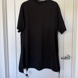 Y-3 Yohji Yamamoto Drawcord Oversized T-Shirt – Minimal Techwear Black S